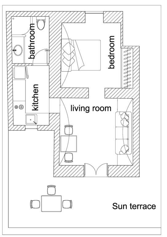 Apartmán Sunhaus Perissa  Exteriér fotografie